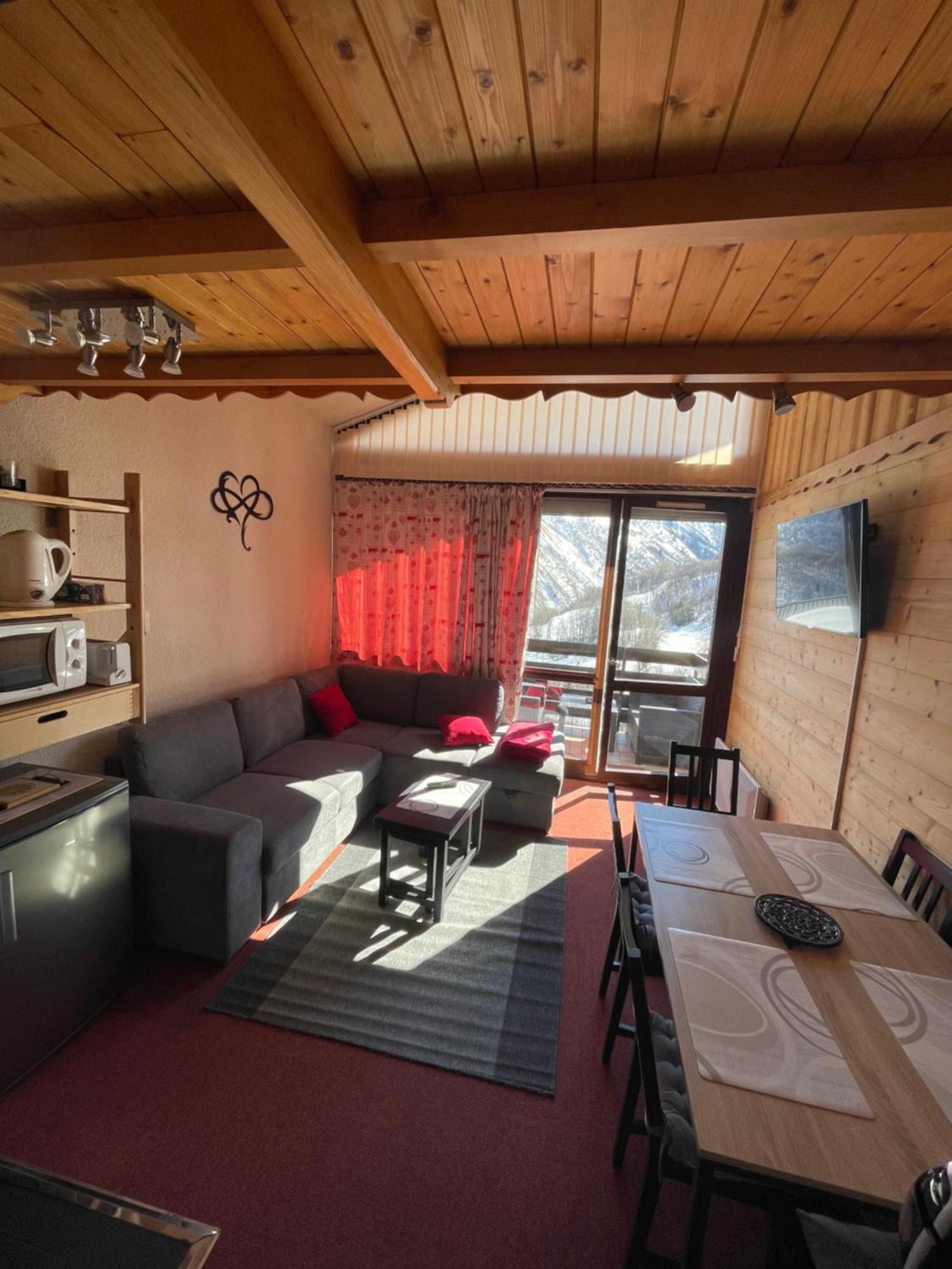Appartement Plein Sud Cosy 6 Personnes Tres Bien Equipe ,Vue Splendide, Terrasse, Spacieux,Bien Situe, Randonnees,Ski Saint-Sorlin-d'Arves Exterior photo